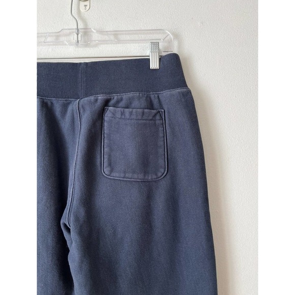 Champion Reverse Weave Blue Retro Spell Out Fleece Lined Womens Joggers Small - Picture 4 of 8